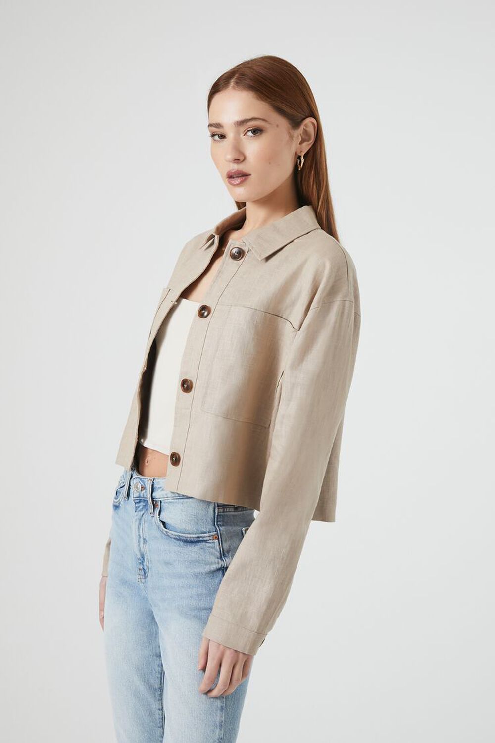 Boxy Drop-Sleeve Jacket